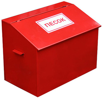 Ящик для песка (0.2 м3) - Пожарное оборудование - Пожарные ящики для песка - магазин "Охрана труда и Техника безопасности"